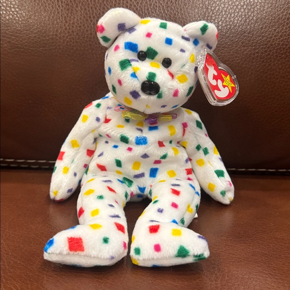Ty Original Beanie Baby “Ty 2 K” the Bear Retired Vintage Stuffed Plush